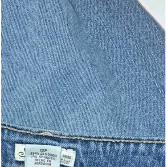 St. John's Bay Women's Size 12 Petite Blue Jeans 32x27 Stretch Boot - Picture 5 of 5